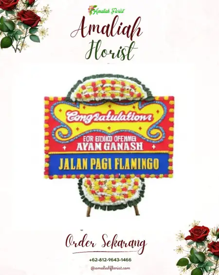 Sewa Papan Bunga Gedung Pernikahan Cibinong Bogor